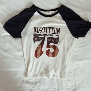 Urban Outfitters Led Zeppelin Baby Tee